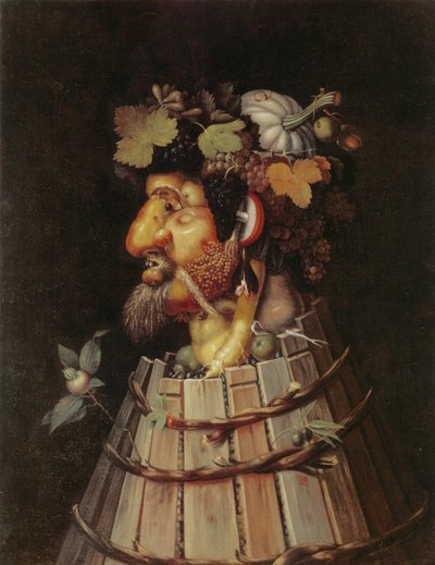 De herfst door Giuseppe Arcimboldo